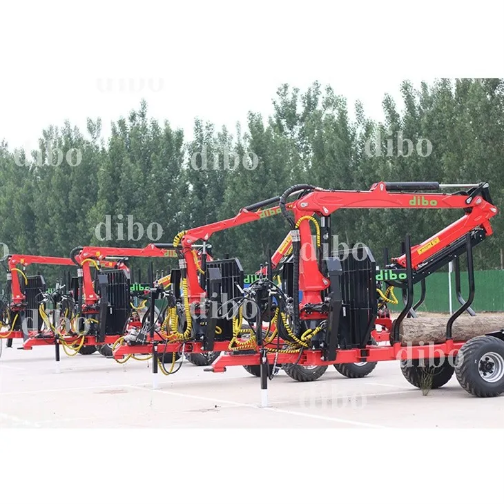 Log Lift Crane And Trailer