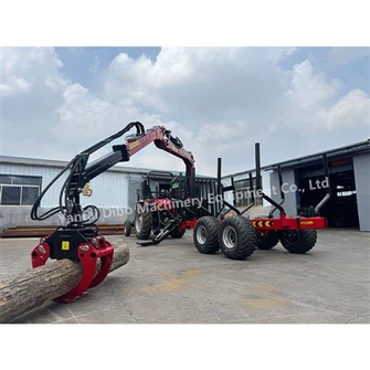 Remorque forestière avec Grabber